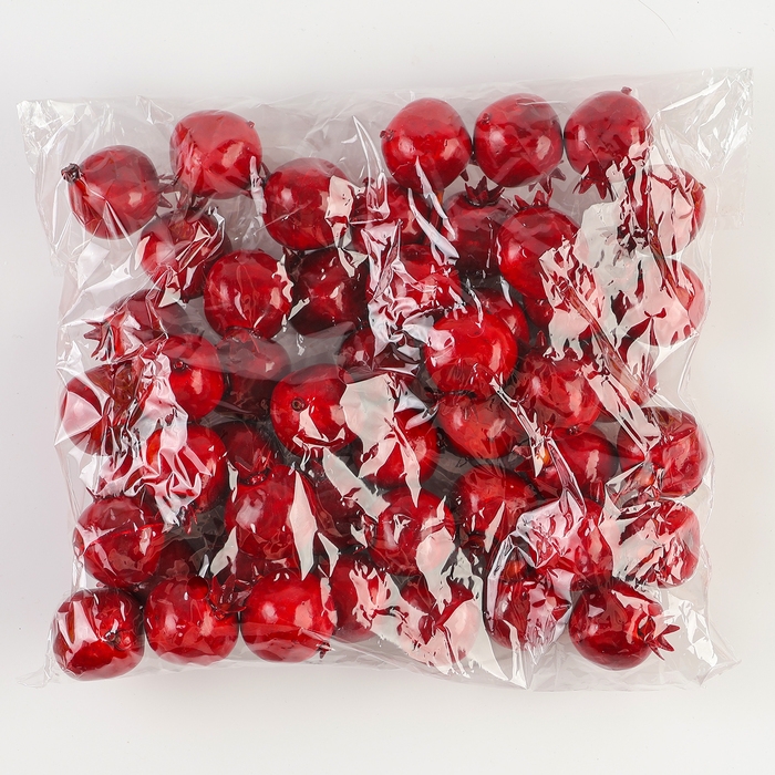 Декор «Гранат» набор 50 шт., размер 3,5×3 см Декор «Гранат» набор 50 шт., размер 3,5×3 см