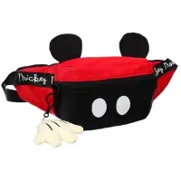 Сумка поясная детская с ушками, 20&times;16&times;5 см, Микки Маус