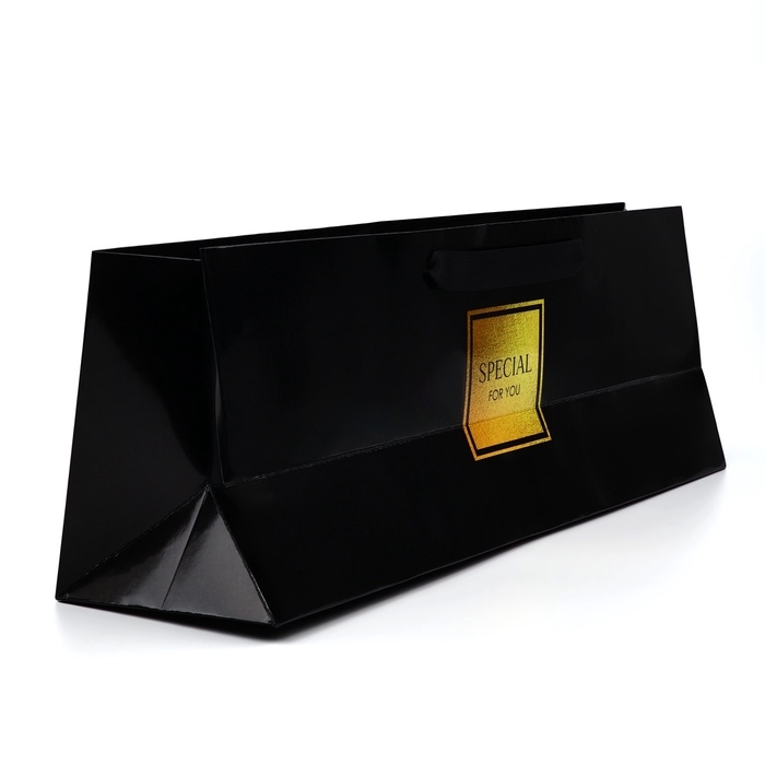 Пакет под бутылку горизонтальный «Для тебя», 36 × 10 × 13 см Пакет под бутылку горизонтальный «Для тебя», 36 × 10 × 13 см