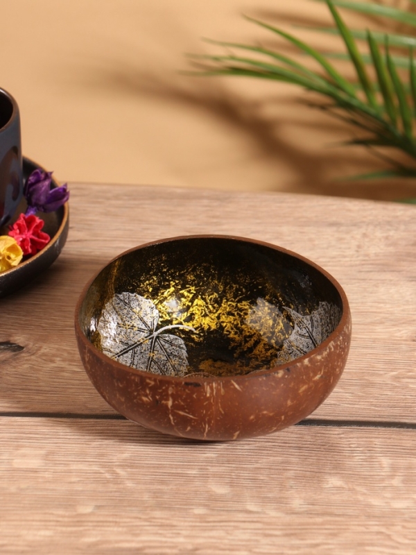 Чаша Чаша "Мудрый слон" 14х14х6 см, кокос