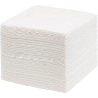 Салфетки бумажные 1-сл.Мягкий знак белые 100шт./уп.c4