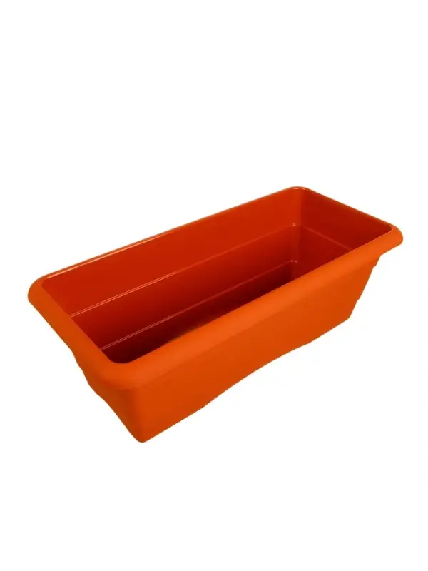 Ящик балконный для цветов, 10 л, 47&times;22&times;16.5 см, пластиковый, цвет терракот