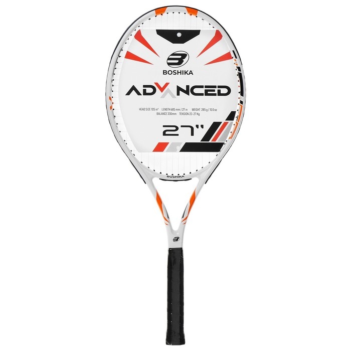 Ракетка для большого тенниса BOSHIKA ADVANCED, алюминий, графит, 27'' Ракетка для большого тенниса BOSHIKA ADVANCED, алюминий, графит, 27''
