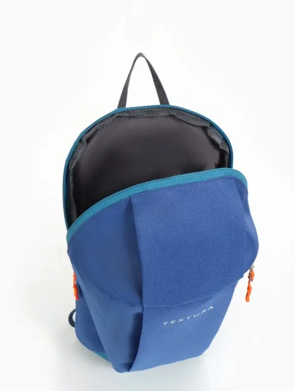 Рюкзак спортивный TEXTURA, на молнии, с карманом, размер 20&times;11&times;39 см, синий
