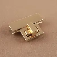 Застёжка для сумки, 3.9&times;2.6 см, цвет золотой