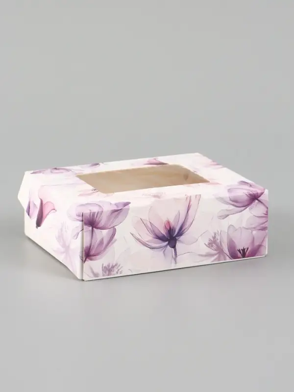 Коробка подарочная складная &laquo;Помни, ты прекрасна&raquo;, 10&times;8&times;3.5 см, с окном