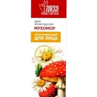 Крем для лица монастырский &laquo;Мухомор&raquo; омолаживающий &laquo;Монастырская лавка&raquo; стекло, 30 мл