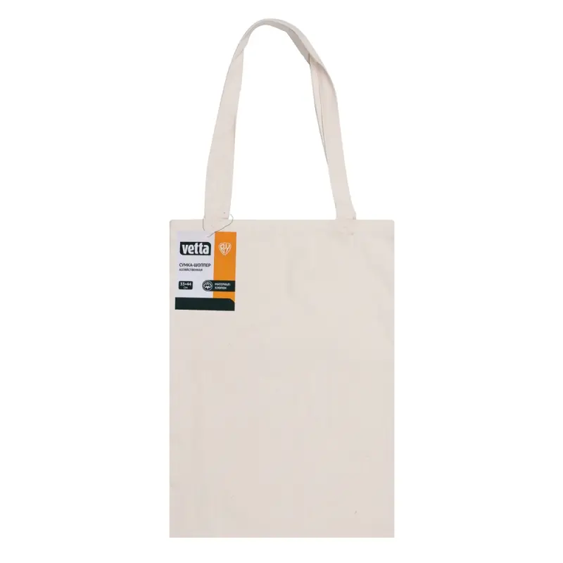 Сумка-шоппер тм VETTA, полиэстер, 33x44 см, 2 цвета