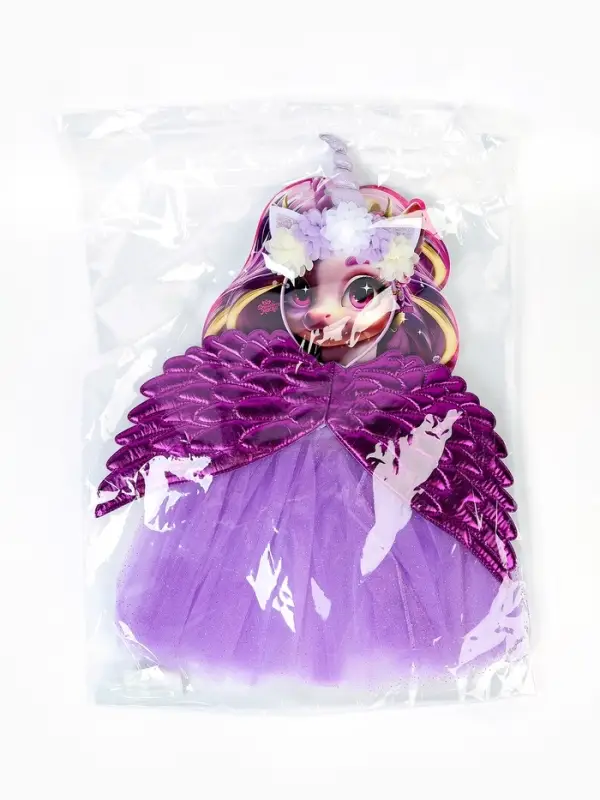 Карнавальный набор  Карнавальный набор "Нежный Единорожек" юбка, ободок, крылья, цвет фиолетовый