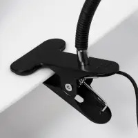 Лампа настольная RISALUX &laquo;Офисный чёрный&raquo;, светодиодная, на прищепке, от USB, 11&times;7.5&times;60.5 см