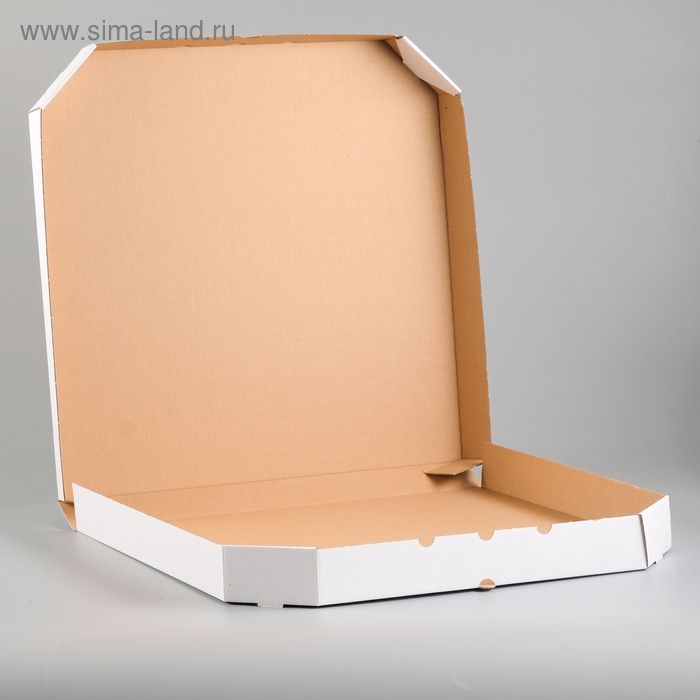 Коробка для пиццы, белая, 42 х 42 х 4,5 см Коробка для пиццы, белая, 42 х 42 х 4,5 см