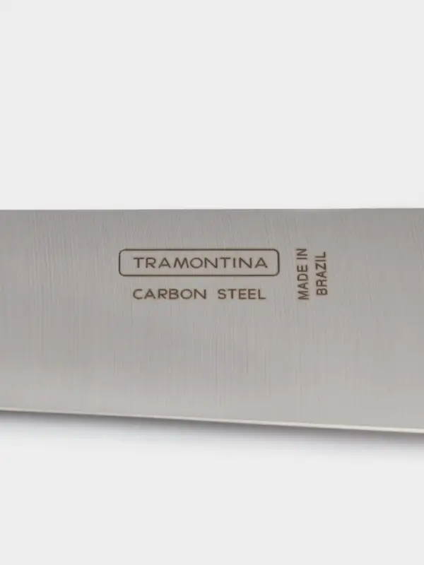 Нож кухонный Carbon поварской, лезвие 25 см, с деревянной ручкой