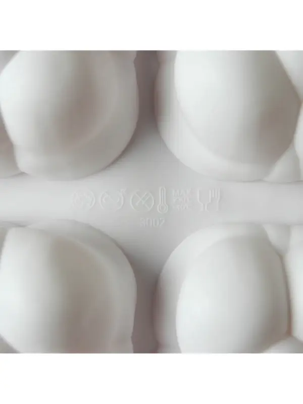 Форма для выпечки и муссовых десертов KONFINETTA &laquo;Облако&raquo;, силикон, 30&times;18.8&times;3.5 см, 6 ячеек (7.4&times;7.4 см), белая