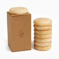 Камни для СПА 8&times;8 желтоватый мрамор, 8 шт.