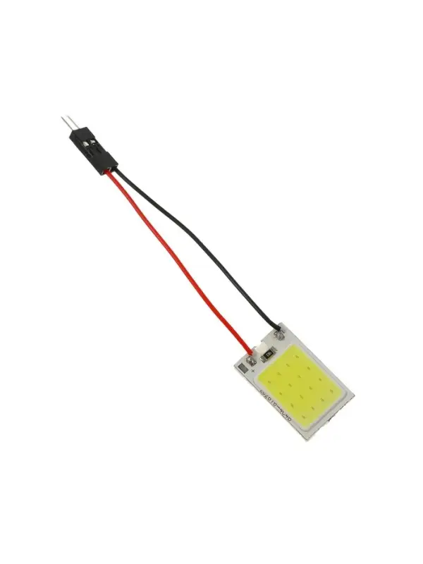 Автолампа светодиодная TORSO, 12 В, 16 SMD, два переходника, свет белый