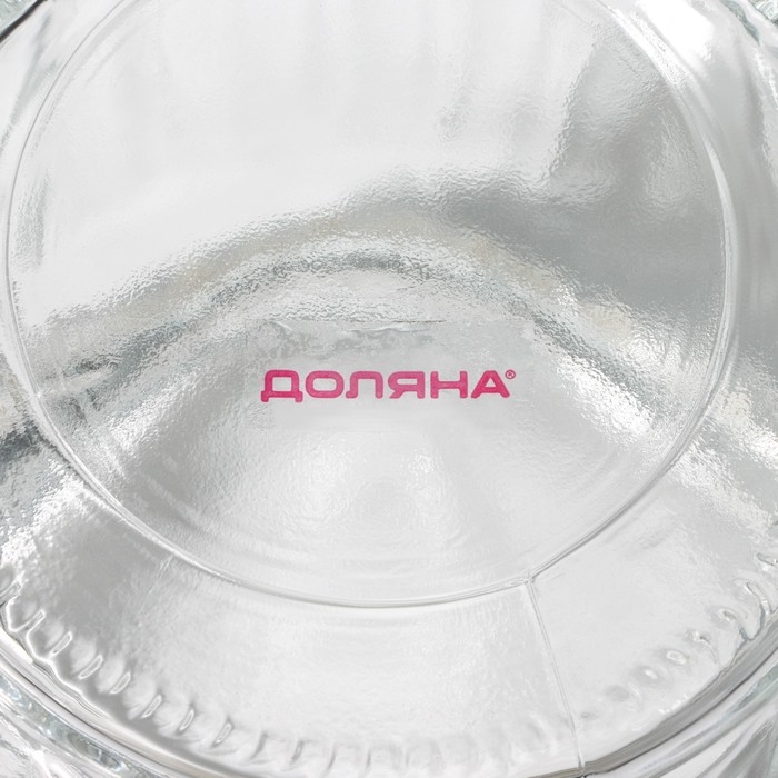 Банка стеклянная для хранения сыпучих продуктов Доляна «Клубника», 250 мл, 8×13 см, с керамической крышкой Банка стеклянная для хранения сыпучих продуктов Доляна «Клубника», 250 мл, 8×13 см, с керамической крышкой