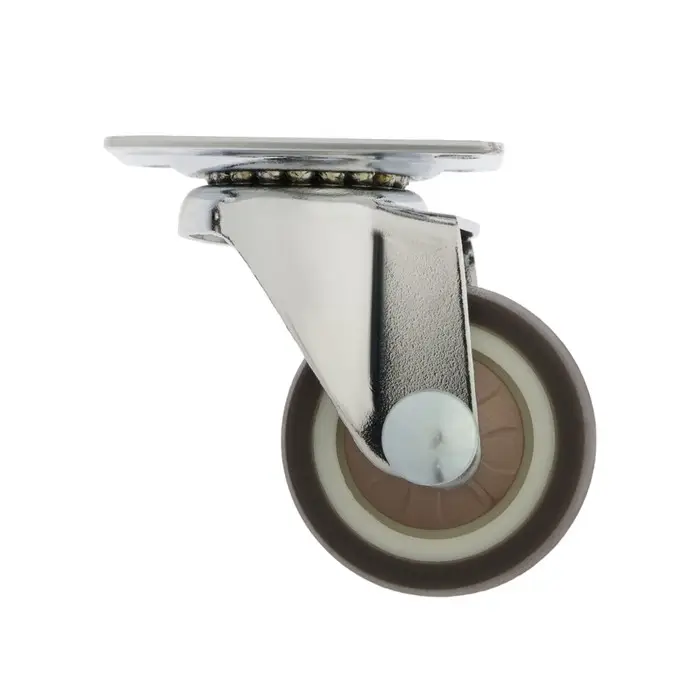 Колесо мебельное, d=30 мм, без тормоза, мягкий ход, 4 шт. TMP