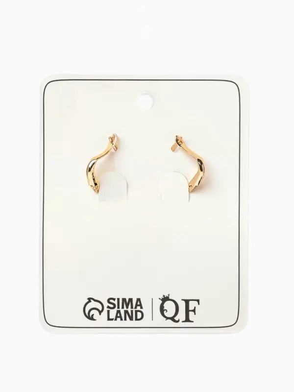 Серьги с жемчугом &laquo;Грейс&raquo;, две бусины, белые в золоте, шар №20