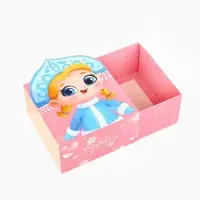 Подарочная коробка новогодняя складная &laquo;Снегурочка&raquo;, 15 х 15 х 8 см, Новый год