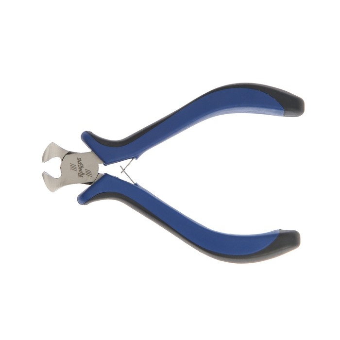 Кусачки торцевые ТУНДРА mini, никелированные, двухкомпонентные рукоятки, 105 мм Кусачки торцевые ТУНДРА mini, никелированные, двухкомпонентные рукоятки, 105 мм