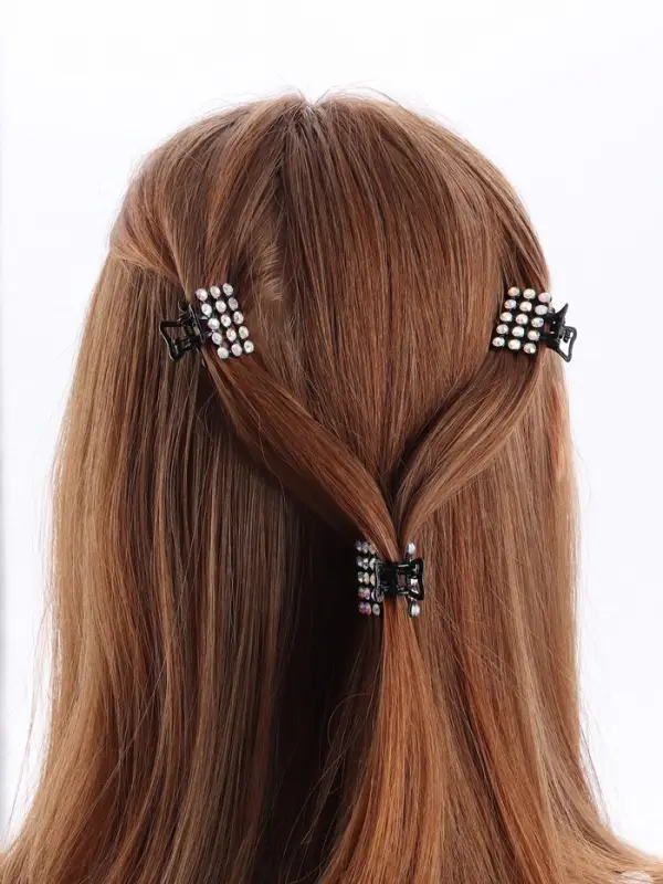 Крабик для волос «Классик», 2.5 см, чёрный Крабик для волос «Классик», 2.5 см, чёрный