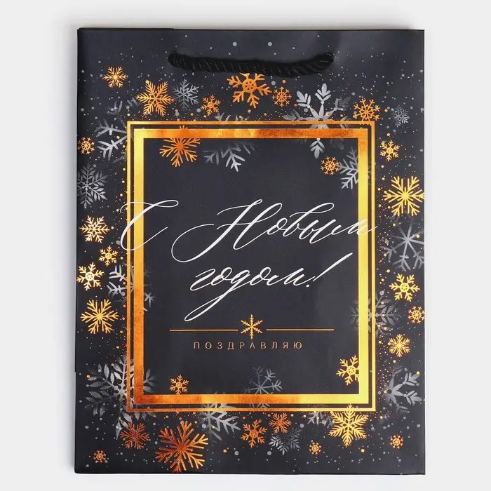 Пакет «Поздравляю с Новым годом!», 18 х 23 х 10 см
