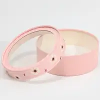 Коробка для макарун, кондитерская упаковка тубус с окном, &laquo;Цветы&raquo; 16&times;16&times;5 см