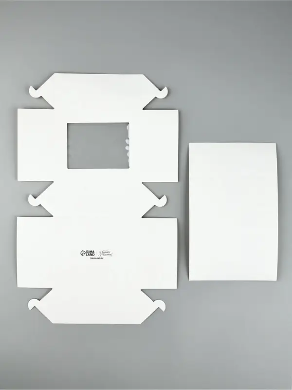 Кондитерская упаковка для макарун с окном, «Белая», 11 х 13.5 х 5.5 см Кондитерская упаковка для макарун с окном, «Белая», 11 х 13.5 х 5.5 см