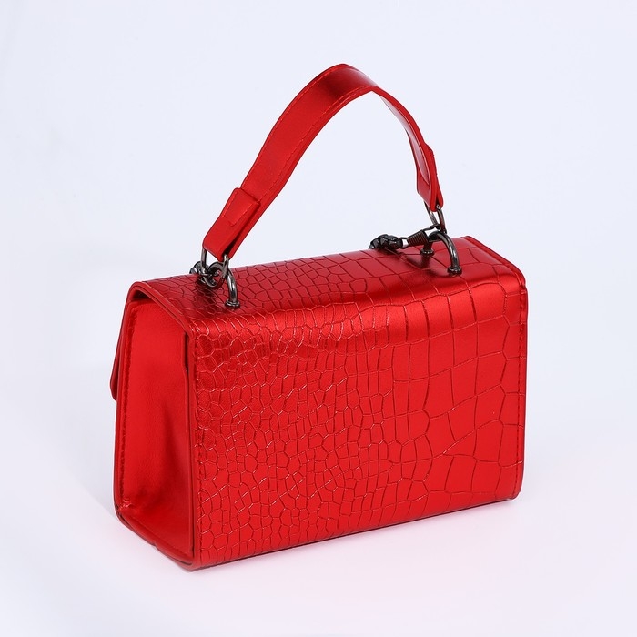 Сумка-мессенджер на застёжке, цвет красный Сумка-мессенджер на застёжке, цвет красный