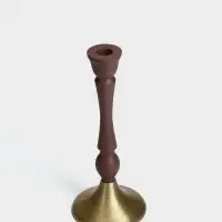 Подсвечник на 1 свечу &laquo;Шоколад&raquo;, 10.5&times;10.5&times;25 см