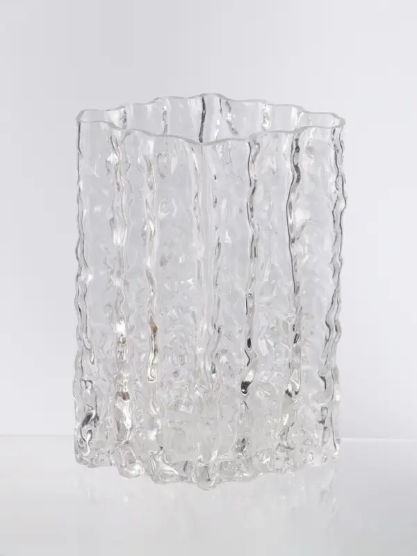 Ваза «Силвио», 20.5×15 см, стекло, прозрачная