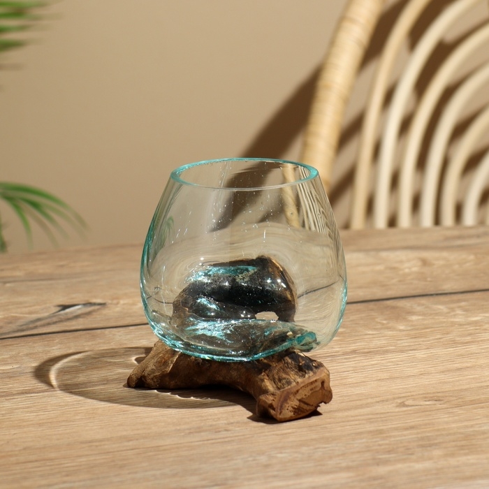 Вазон на коряге  Вазон на коряге "Очарование" 12х10х10 см