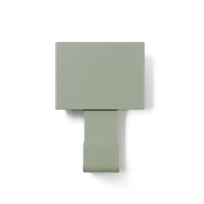 Крючок мебельный CAPPIO BASKET, однорожковый, цвет зеленый