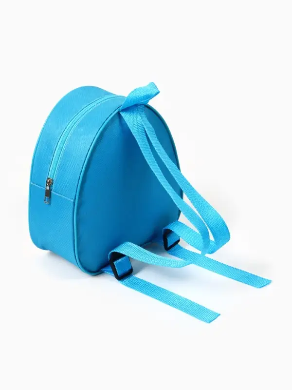 Рюкзак детский новогодний 23х21х10 см, Синий трактор