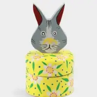 Шкатулка &laquo;Заяц&raquo;, 9&times;9&times;16 см, дерево