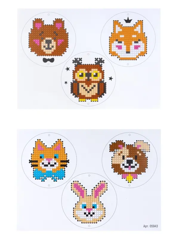 Набор для творчества. Вышивка по деревянным трафаретам "Портретная галерея"