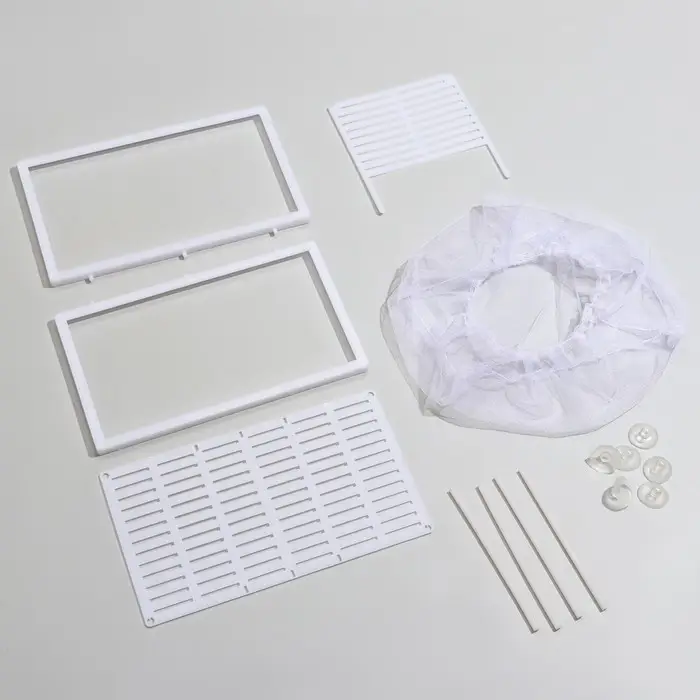 Отсадник большой с перегородкой и пластиковым дном, 26 х 15 х 15 см