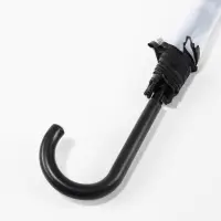 Зонт - трость полуавтоматический &laquo;Однотон&raquo;, 8 спиц, R=51/58 см, d=102 см, прозрачный