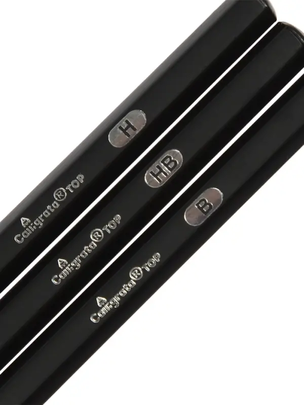 Набор карандашей чернографитных 3 штуки (В, НВ, Н)