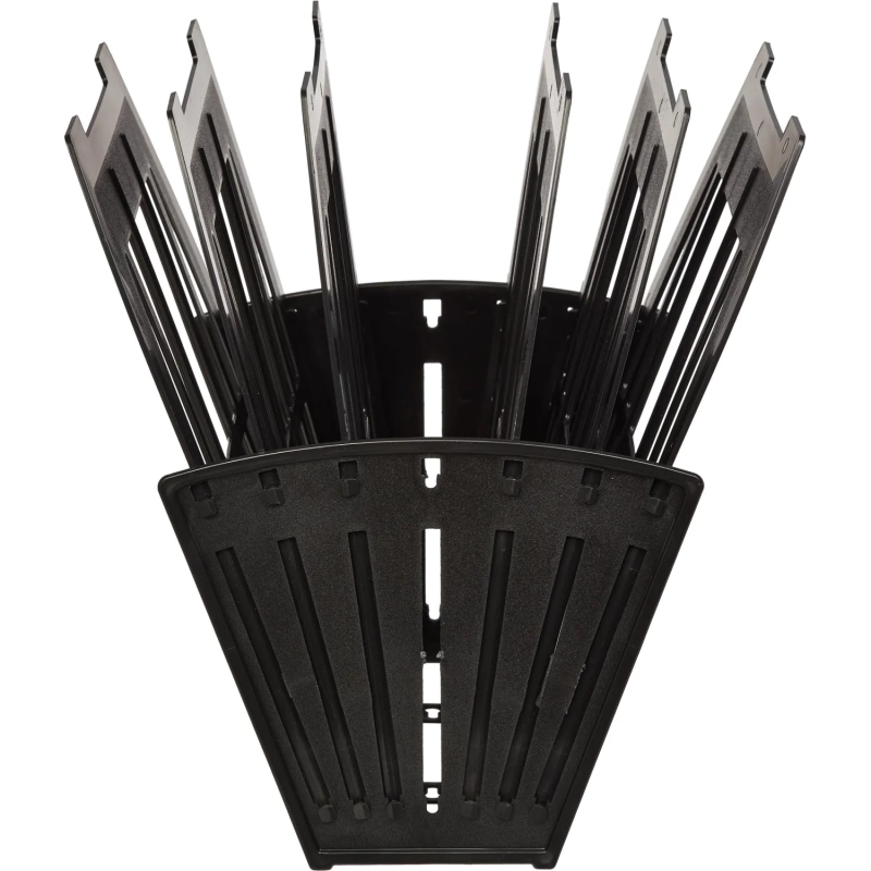 Лоток вертикальный Attache веер 5отделений 6секций черный