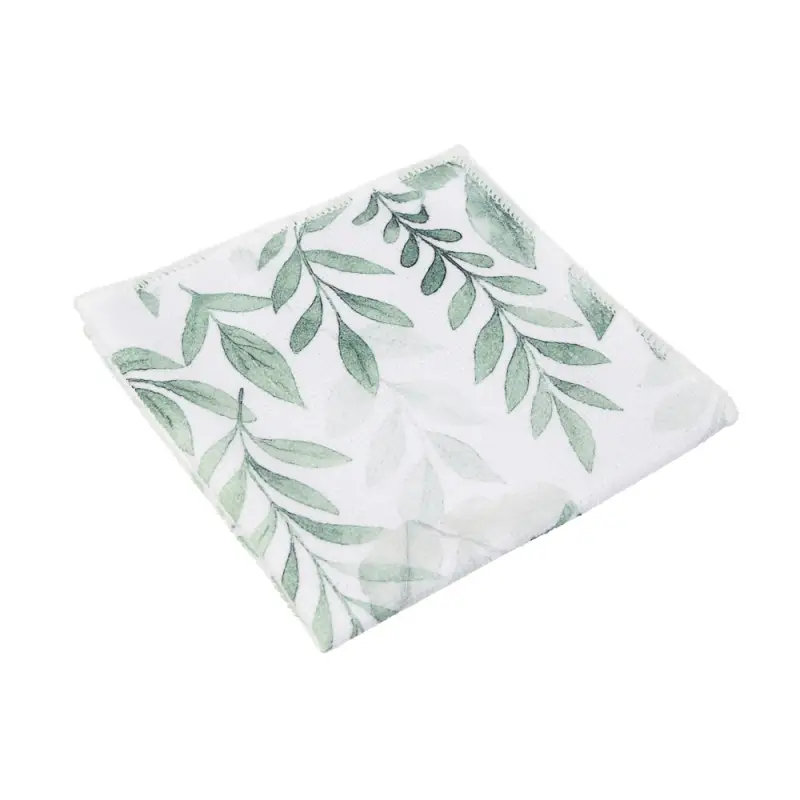 Набор салфеток из микрофибры тм VETTA Ботаника, 30х30 см, 200г/кв.м, полиэстер, 3 цвета,&nbsp;6 шт