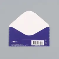 Конверт для денег &laquo;С днём рождения&raquo;, орнамент синий, 16,5 х 8 см