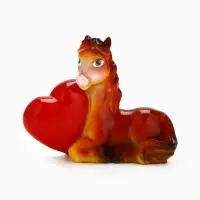 Сувенир новогодний &laquo;Лошадь с сердцем&raquo;, 5.5&times;6.5 см