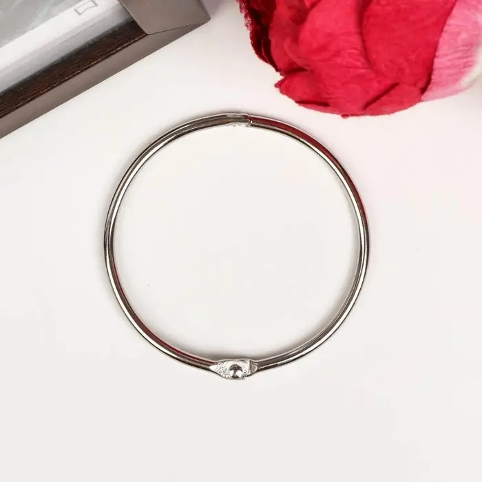 Кольцо для творчества (для фотоальбомов) Кольцо для творчества (для фотоальбомов) "Серебро" внутр. d= 5,5 см внешн. d=6 см