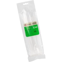 Хомут стяжка нейлоновая (белый) КСС 4x250 (100шт/уп) Fortisflex 49398