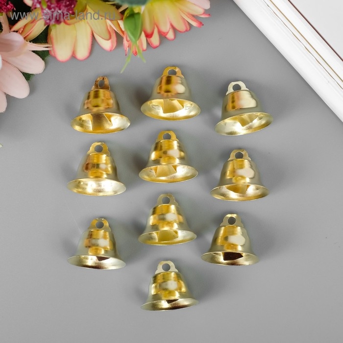 Набор декора для творчества Набор декора для творчества "Колокольчики" d=2,1 см набор 10 шт