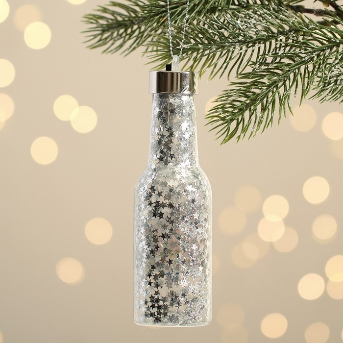 Елочная игрушка новогодняя с гирляндой «Новый год: С новым годом», 14,2 х 4,2 см Елочная игрушка новогодняя с гирляндой «Новый год: С новым годом», 14,2 х 4,2 см