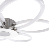 Люстра 1802/6 LED 123Вт 4000К хром 68х68х10 см BayerLux