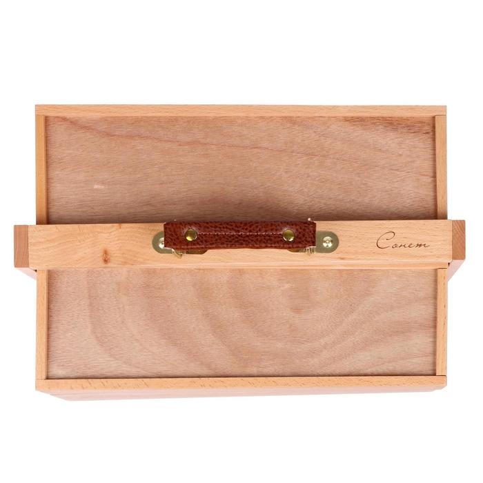 Ящик художника, 360 х 235 х 15 мм, ЗХК Ящик художника, 360 х 235 х 15 мм, ЗХК "Сонет", бук, 1601271-3