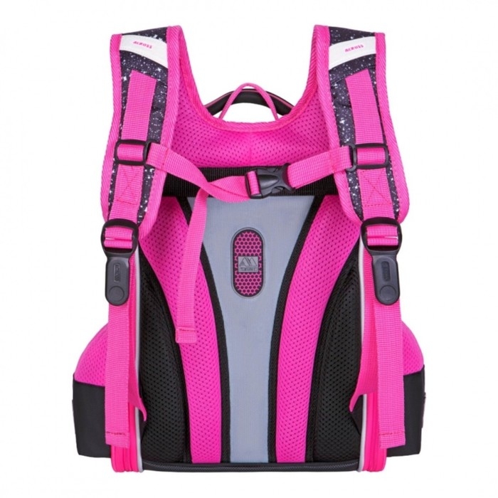 Ранец школьный Стандарт, раскаладной, 35 х 22 х 12 см, Across 191, наполнение: мешок, розовый ACR22-191-8 Ранец школьный Стандарт, раскаладной, 35 х 22 х 12 см, Across 191, наполнение: мешок, розовый ACR22-191-8